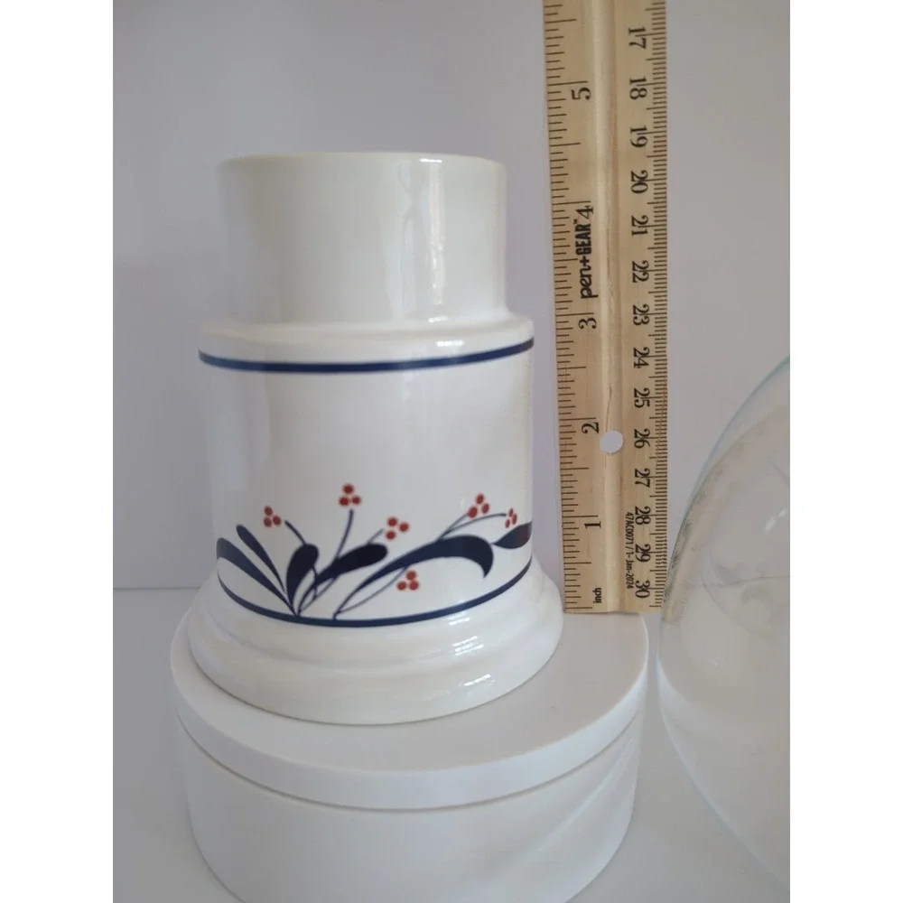 Vintage Towle Gailstyn Sutton Hurricane Votive Candle Lamp Glass Dome Japan MCM